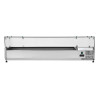 Saladette Jahutatud Klaasitud - 8 x GN 1/3 - Dynasteel