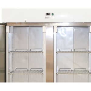 Positiivne külmkapp 1400 L Roostevaba teras GN 2/1 – 2 ust