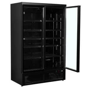 Positiivne klaasustega külmkapp 2 ust - 1081 L - TEFCOLD