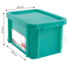 Bac Rectangulaire 15 L kaanega HACCP - Roheline - Gilac