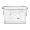 Gastronorm GN 1/2 - 12,5 L - H 200 mm ladustamiskast