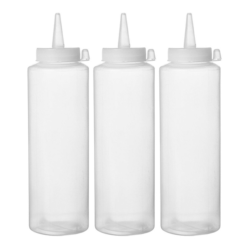 Dispenser bottle sets - 3 pieces - Brand HENDI - Fourniresto Dispenser bottle sets - 3 pieces - Brand HENDI - Fourniresto