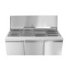 Saladette 3 ust 380L - Bränd HENDI - Fourniresto