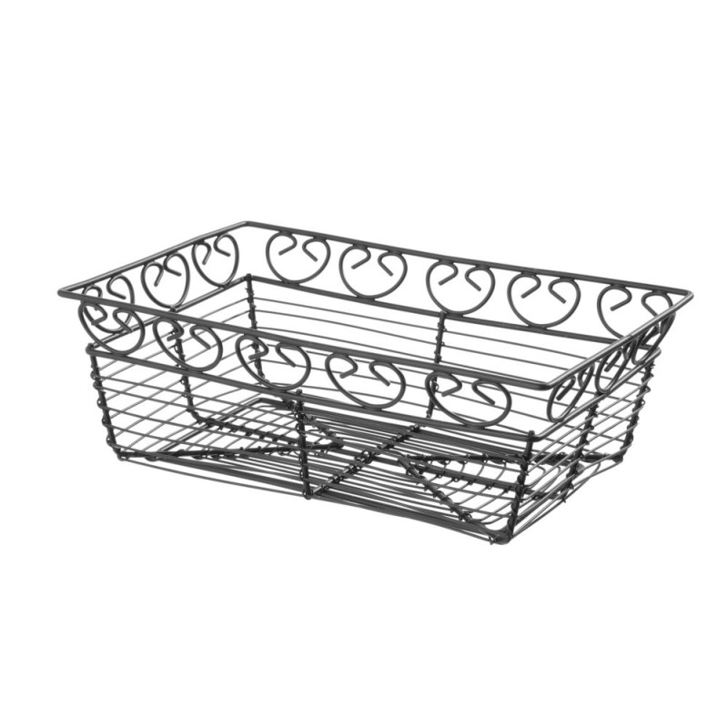 Rectangular wire decorative basket - Brand HENDI - Fourniresto Rectangular wire decorative basket - Brand HENDI - Fourniresto