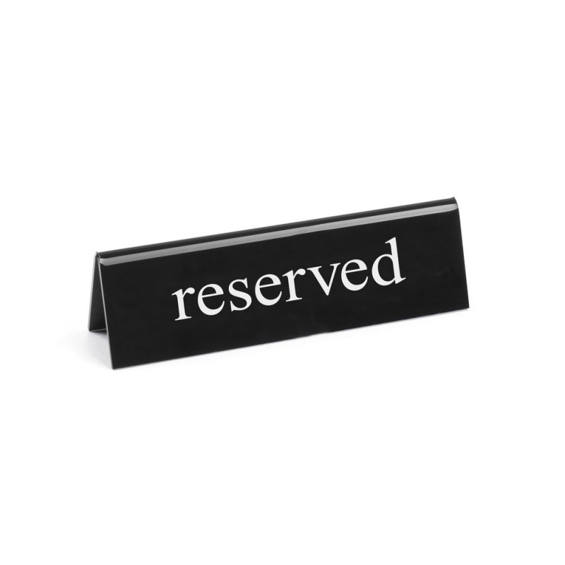 Reserved table easel - Brand HENDI - Fourniresto Reserved table easel - Brand HENDI - Fourniresto