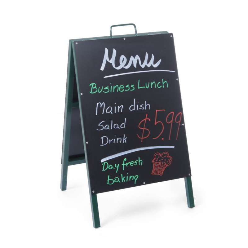 Chalkboard sidewalk sign - Brand HENDI - Fourniresto Chalkboard sidewalk sign - Brand HENDI - Fourniresto