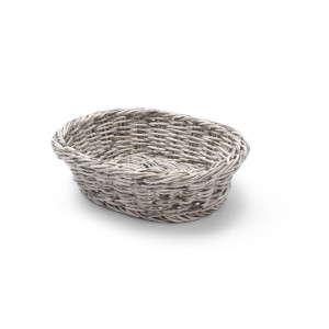 Leiva korv ovaalne - hall - 250 x 190 mm