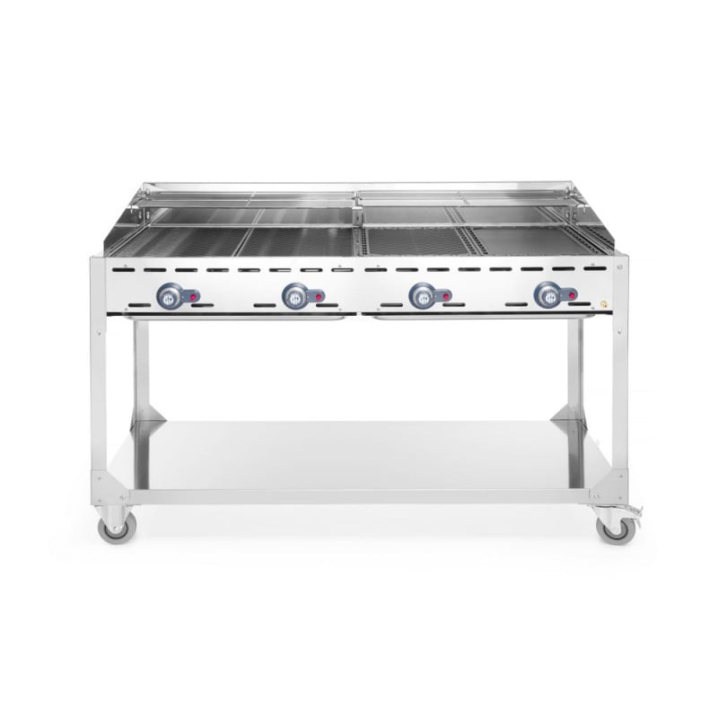 Professional Gas BBQ on Wheels - Brand HENDI Professional Gas BBQ on Wheels - Brand HENDI