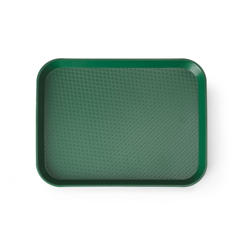 Plateau Rectangulaire Fast Food - Petit Modèle 265 x 345 mm - Vert Plateau Rectangulaire Fast Food - Petit Modèle 265 x 345 mm - Vert