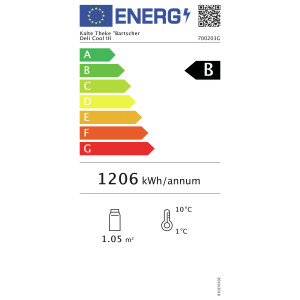 Külmvitriin "Deli-Cool III" 160 liitrit professionaalidele