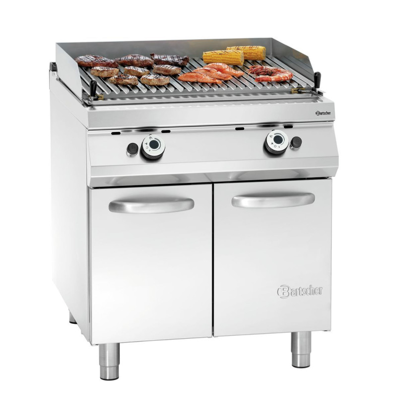 Professionaalne gaasil töötav laavakivigrill Bartscher Seeria 900 - Grill V Professionaalne gaasil töötav laavakivigrill Bartscher Seeria 900 - Grill V