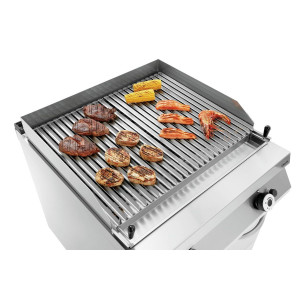 Professionaalne gaasil töötav laavakivigrill Bartscher Seeria 900 - Grill V