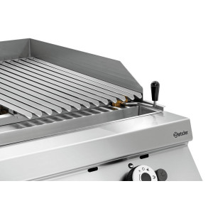 Professionaalne gaasil töötav laavakivigrill Bartscher Seeria 900 - Grill V