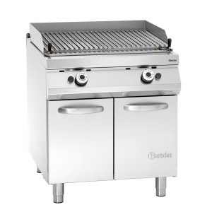 Professionaalne gaasil töötav laavakivigrill Bartscher Seeria 900 - Grill V