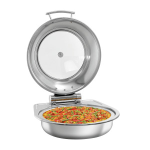 Chafing Dish painduv ümmargune kaanega - 6,2 L - Bartscher