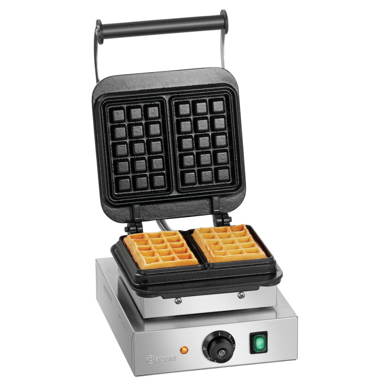 Professional Waffle Maker - 2 Brussels Waffles - Bartscher Professional Waffle Maker - 2 Brussels Waffles - Bartscher