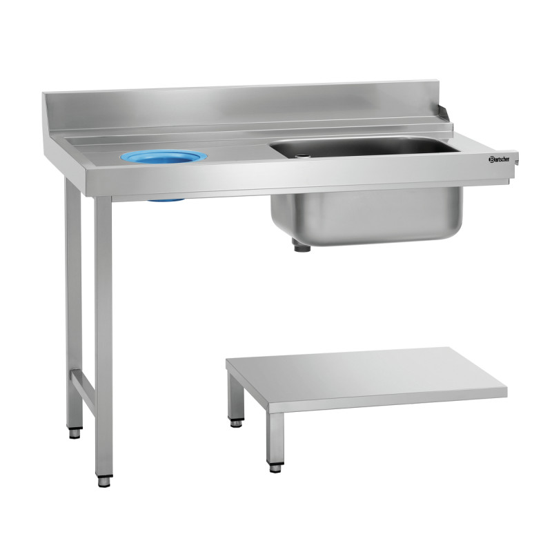 Table de tri en acier inoxydable Bartscher 109742 Table de tri en acier inoxydable Bartscher 109742