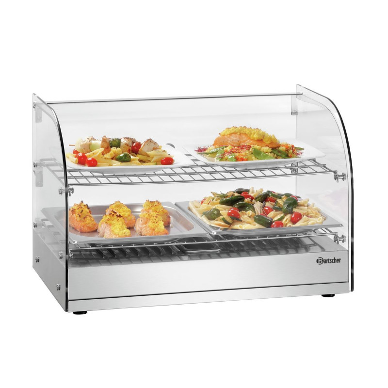 Vitrine chauffante Bartscher 5200 2ER - Maintien chaud professionnel Vitrine chauffante Bartscher 5200 2ER - Maintien chaud professionnel