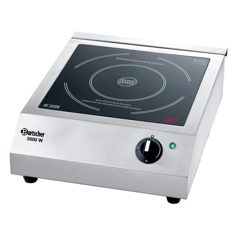 Plaque à induction 3,5kW Bartscher - Cuisson précise et performante Plaque à induction 3,5kW Bartscher - Cuisson précise et performante