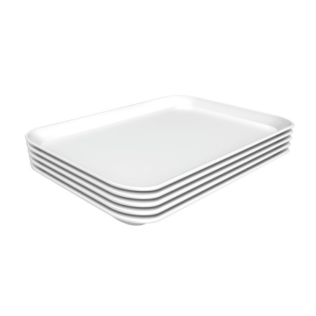 Elegantne valge melamiinist serveerimisalus - Bartscher bränd