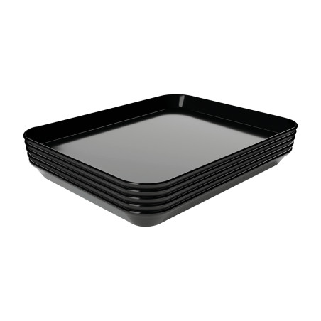 Esitlustaldrik 17S-150x190 mustast melamiinist Bartscher - Elegants ja mitmekülgsus