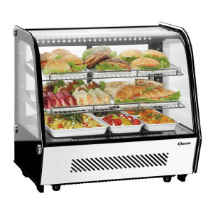 Esitlustaldrik 80W-190x300 valge melamiin - Bartscher