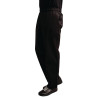 Köögipüksid Easyfit Must Tefloniga - Suurus S - Whites Chefs Clothing - Fourniresto
