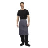 Serveerija hall antratsiitpolüesterpuuvillast esiliist 1000 x 700 mm - Whites Chefs Clothing - Fourniresto