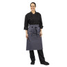 Serveerija hall antratsiitpolüesterpuuvillast esiliist 1000 x 700 mm - Whites Chefs Clothing - Fourniresto