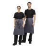 Serveerija hall antratsiitpolüesterpuuvillast esiliist 1000 x 700 mm - Whites Chefs Clothing - Fourniresto