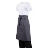 Serveerija hall antratsiitpolüesterpuuvillast esiliist 1000 x 700 mm - Whites Chefs Clothing - Fourniresto