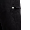 Kokanduspüksid Mixte Fit Cargo Must - Suurus L - Chef Works - Fourniresto