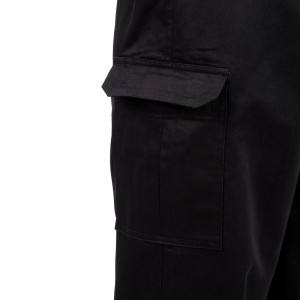 Kokanduspüksid Mixte Fit Cargo Must - Suurus L - Chef Works - Fourniresto