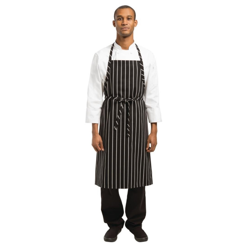 Mustvalgete triipudega premium-kvaliteediga põll - Chef Works - Fourniresto