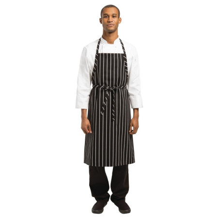 Mustvalgete triipudega premium-kvaliteediga põll - Chef Works - Fourniresto