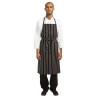 Mustvalgete triipudega premium-kvaliteediga põll - Chef Works - Fourniresto