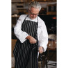 Mustvalgete triipudega premium-kvaliteediga põll - Chef Works - Fourniresto