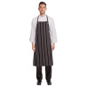 Mustvalgete triipudega premium-kvaliteediga põll - Chef Works - Fourniresto