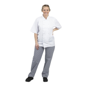 Köögipüksid Vegas segamini siniste ja valgete väikeste ruutudega - suurus XXL - Whites Chefs Clothing - Fourniresto
