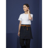 Serveerija teksariietest sinine esiliist koos ooker vööga puuvillast 700 x 430 mm - Whites Chefs Clothing - Fourniresto