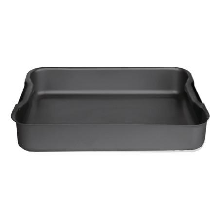 Alumiiniumist anodeeritud küpsetusplaat 370 x 265 mm - Vogue - Fourniresto