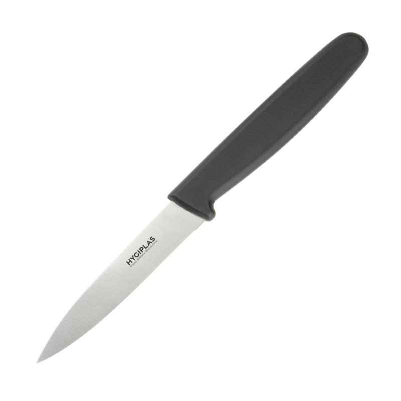 Black Straight Blade 7.5 cm Office Knife - Hygiplas - Fourniresto Black Straight Blade 7.5 cm Office Knife - Hygiplas - Fourniresto
