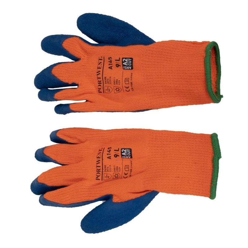 Gants Antifroid Orange Et Bleu Taille Unique - FourniResto - Fourniresto Gants Antifroid Orange Et Bleu Taille Unique - FourniResto - Fourniresto