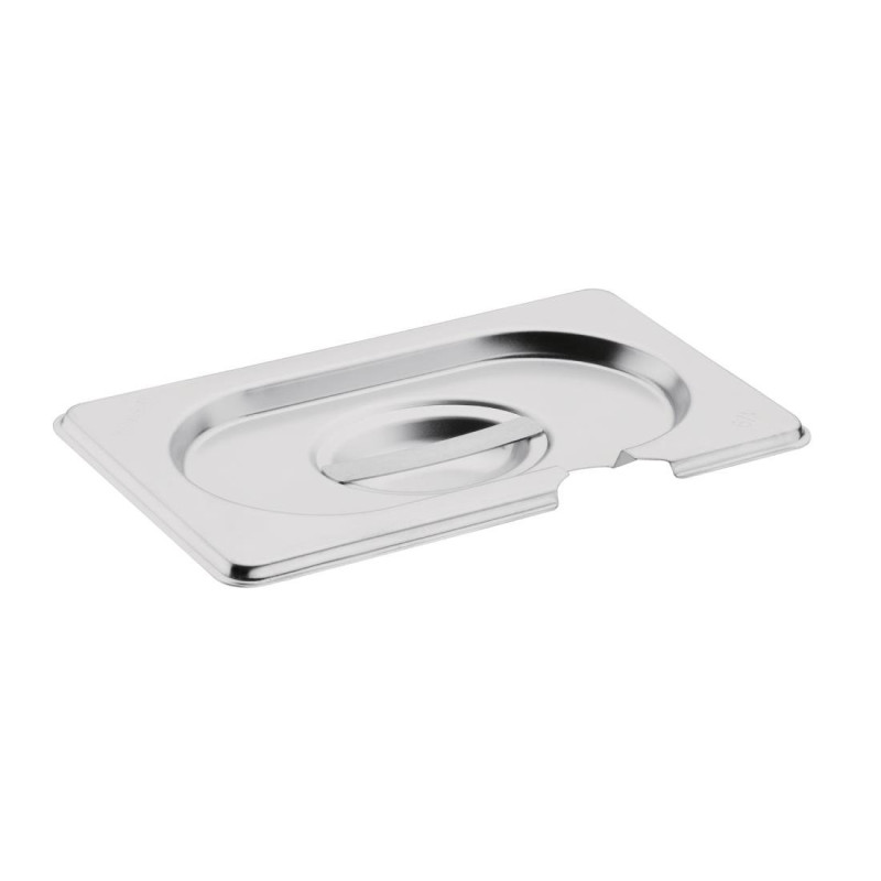Couvercle Inox Gn 1/9 Avec Encoche - Vogue - Fourniresto Couvercle Inox Gn 1/9 Avec Encoche - Vogue - Fourniresto
