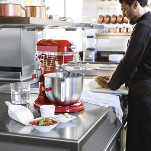 Professionaalne punane köögikombain 6,9 L - KitchenAid - Fourniresto