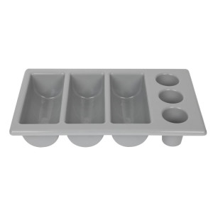 Nõudealus hall 6 sektsiooniga GN 1/1 325 x 530 mm - APS - Fourniresto