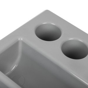 Nõudealus hall 6 sektsiooniga GN 1/1 325 x 530 mm - APS - Fourniresto