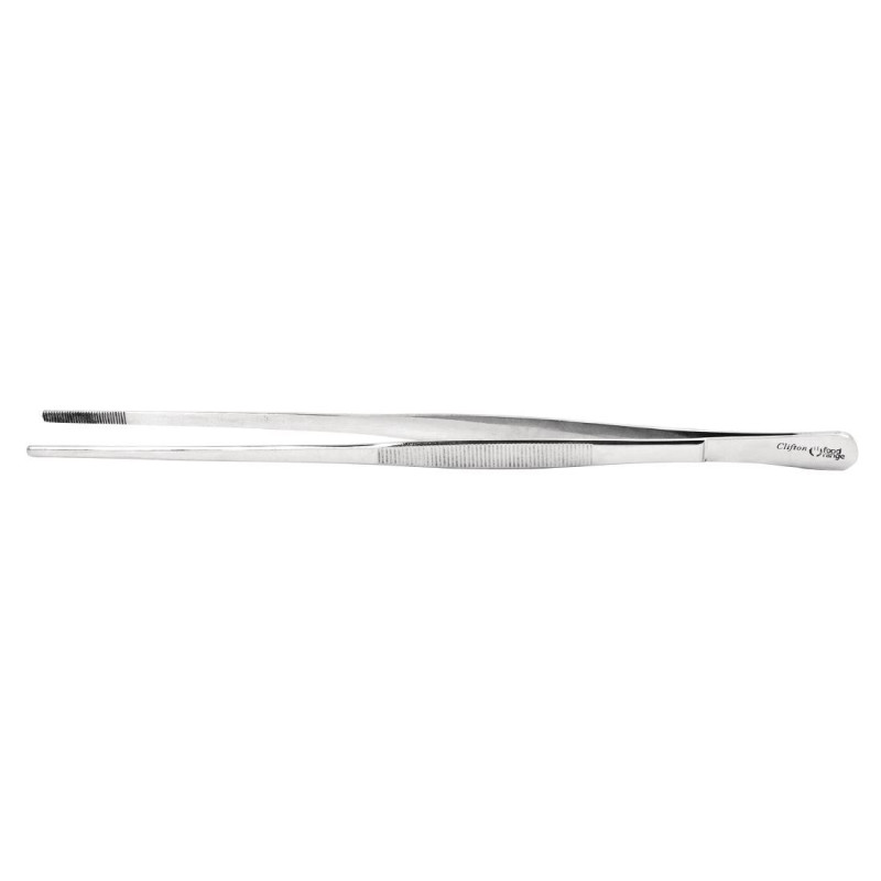 Stainless Steel Rounded Tip Tongs 300 mm - FourniResto - Fourniresto Stainless Steel Rounded Tip Tongs 300 mm - FourniResto - Fourniresto