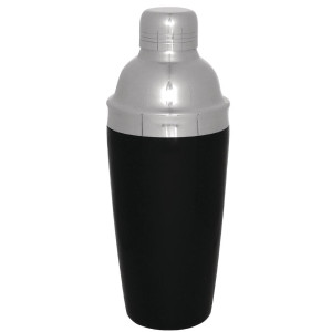 Shaker Kokteilile 3-osaline Must 700 ml - Olympia - Fourniresto
