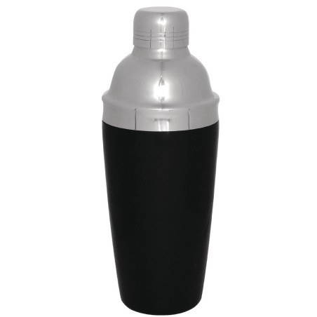 Shaker Kokteilile 3-osaline Must 700 ml - Olympia - Fourniresto